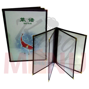 B02-4-A4 4-page Menu Cover