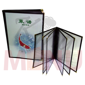 B02-6-A4 6-page Menu Cover