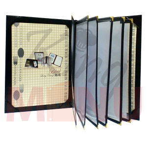 Alternative view of B02-6X-A4 Menu Cover